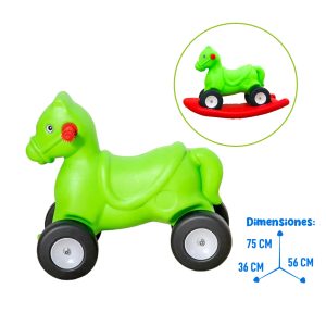 balancin caballo ruedas