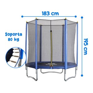Cama Elástica 6ft (1.83cm)