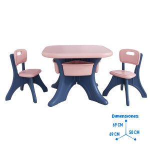 Mesa tradicional rosa Brincos