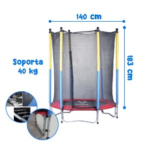 Cama Elástica 4.5ft (140 clásica)