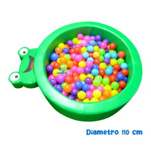 Piscina sapito brincos