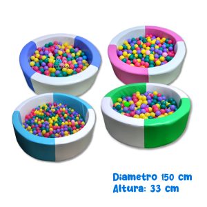 Piscina bicolor – 150 cm.