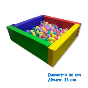 Piscina cuadrada 110 cm.