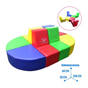 Sofá ronda x8 piezas