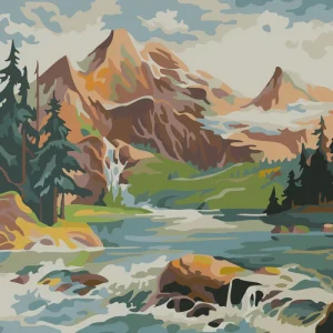 Río de alta montaña