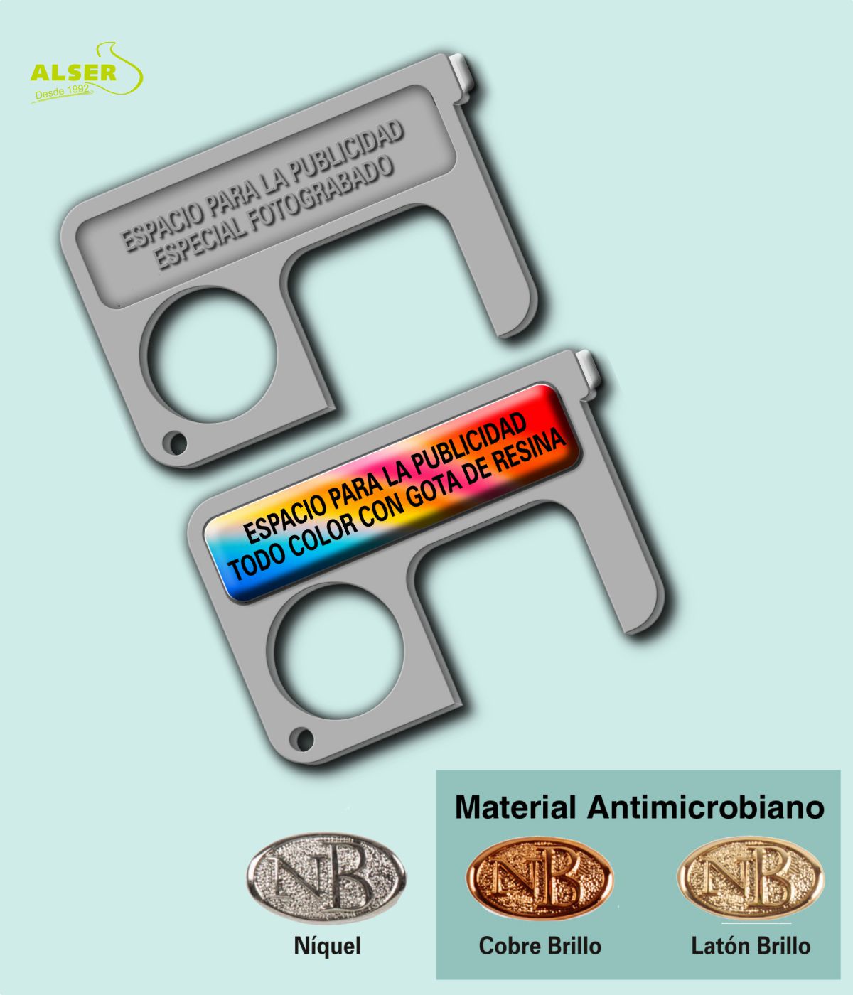 Abre puertas antimicrobiano - Imagen 4