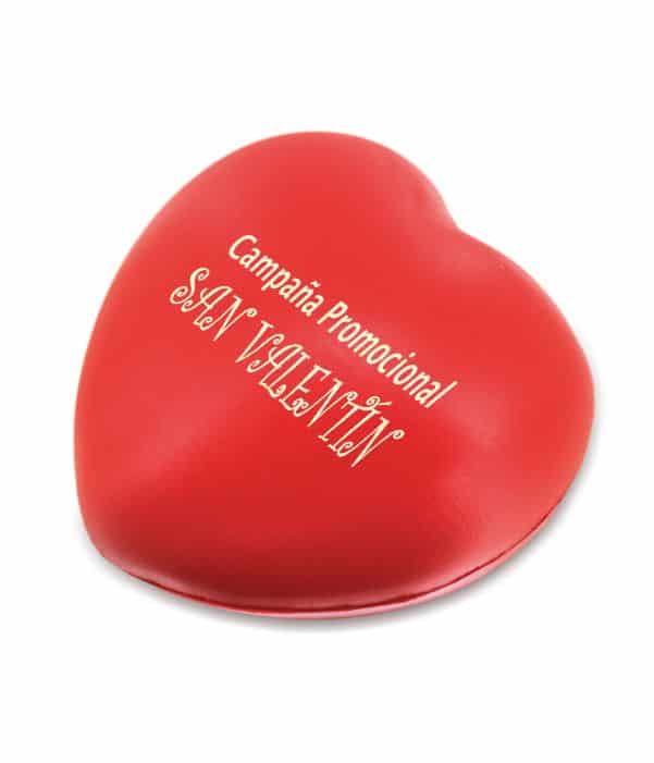 Antiestres forma corazón publicitario