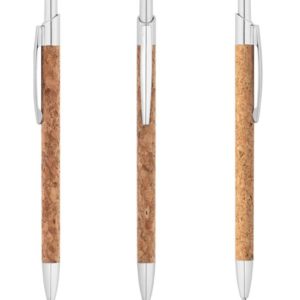Bolígrafo corcho aluminio