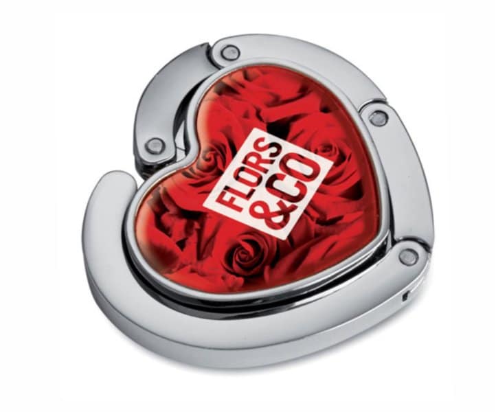 Cuelga Bolsos Forma Corazón