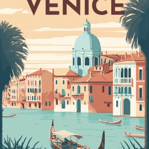 Póster de viaje Venecia