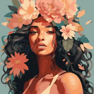 Belleza Coronada de Peonías