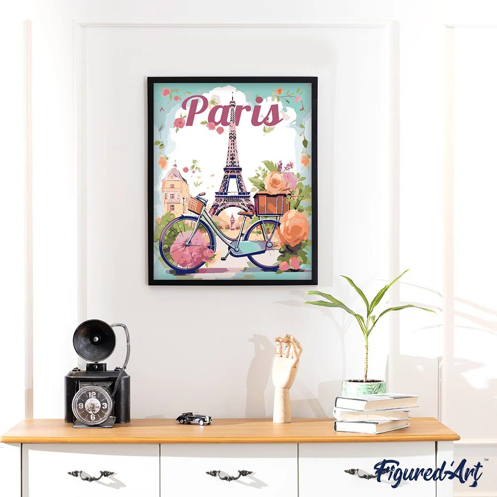 Póster de Viaje París en Flor - Imagen 3