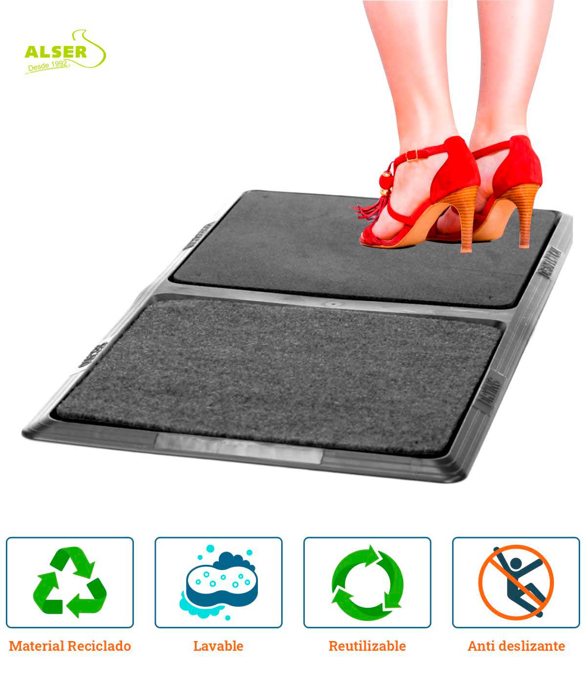 Felpudo higienico desinfeccion y secado - Imagen 2