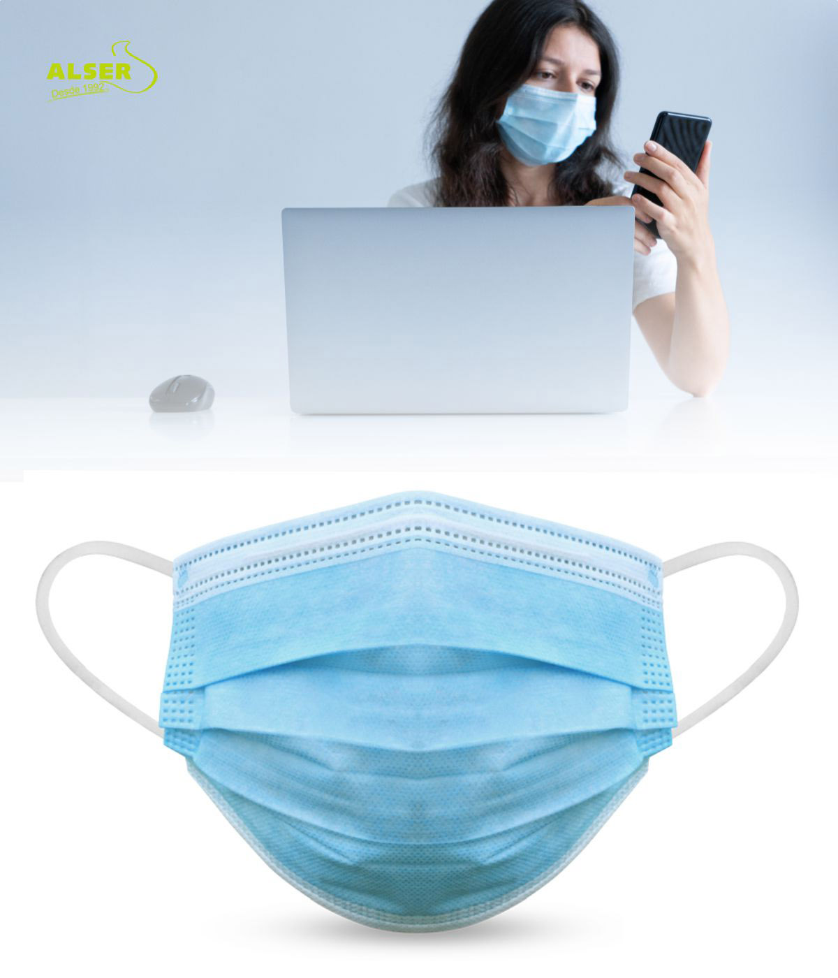 Mascarilla Quirúgica tipo I BFE ≥ 95