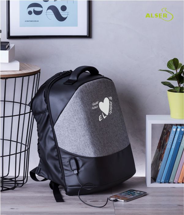 Mochila con Bolsillo en la Espalda - Imagen 8