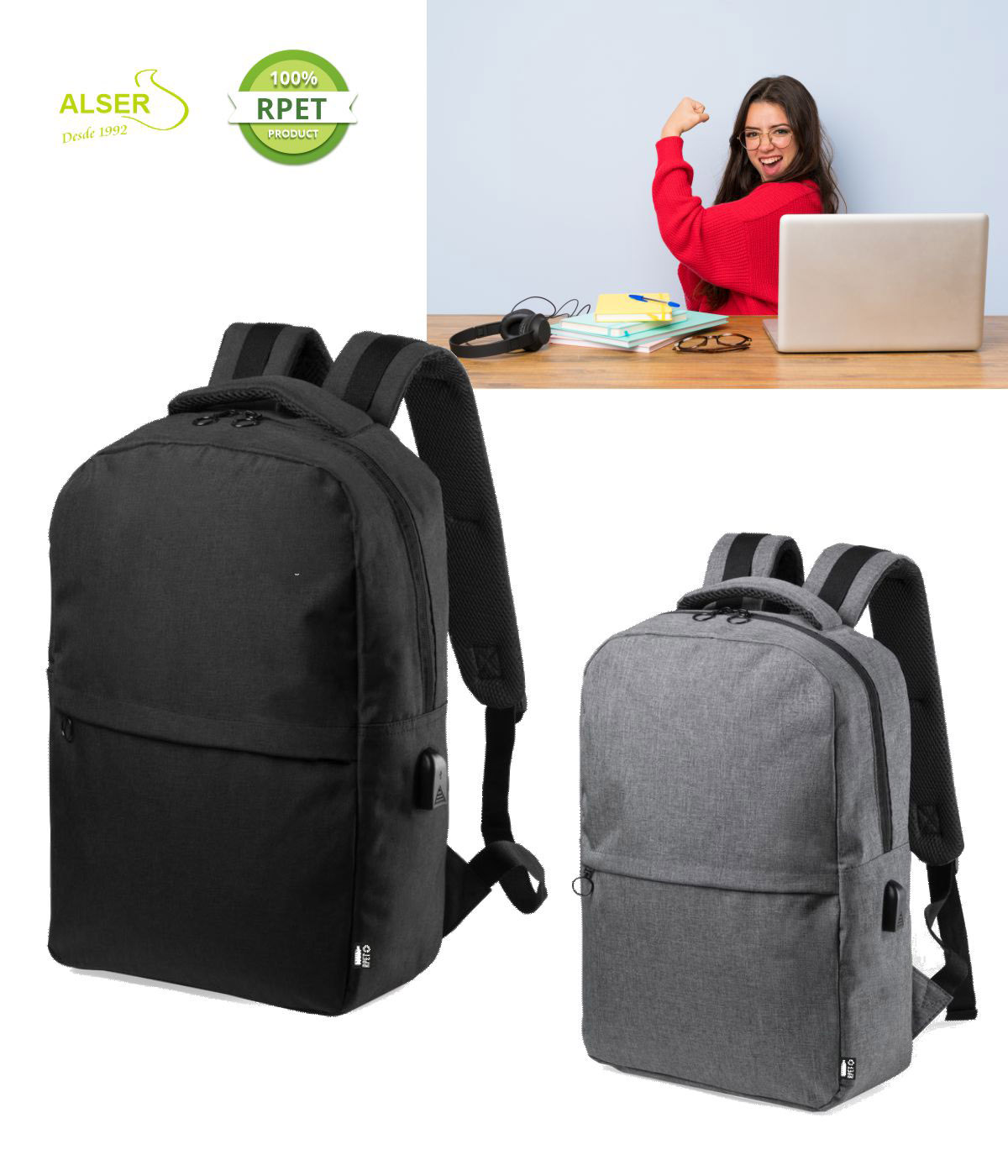Mochila Laptop Corporativa BEDIA - Imagen 2