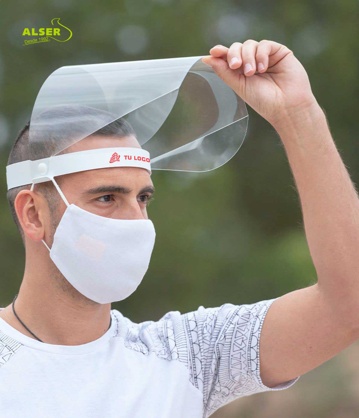 Pantalla proteccion facial corporativa - Imagen 2