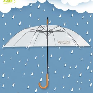 Paraguas transparente automático