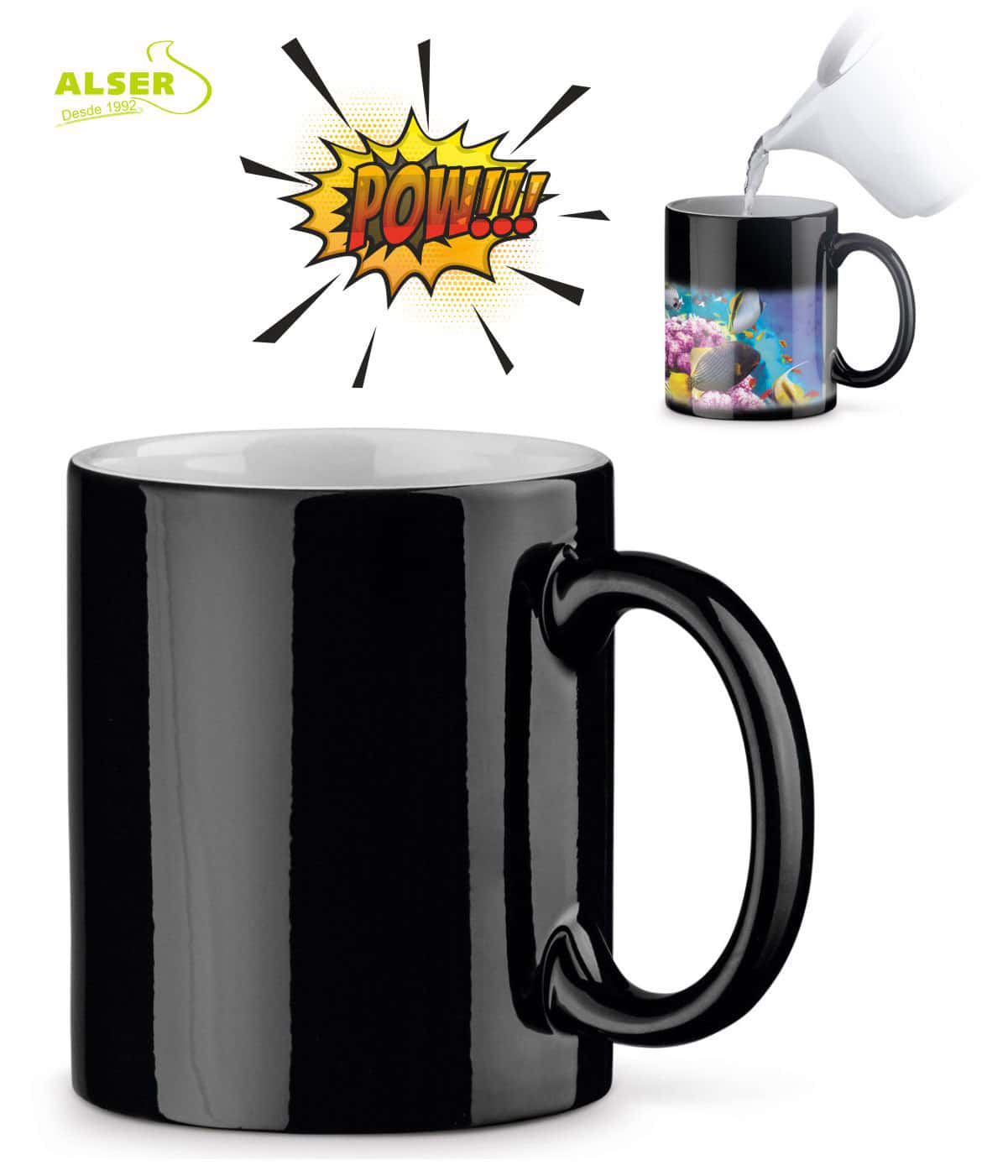 Taza magica personalizada