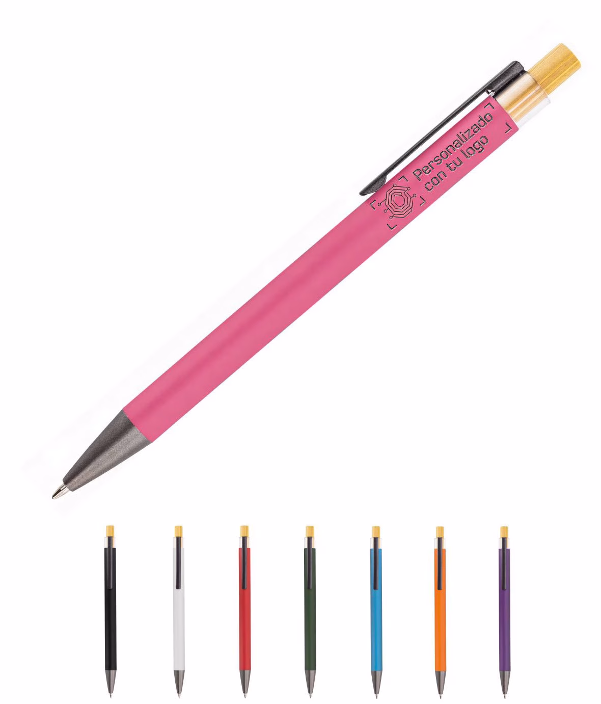 Bolígrafo Aluminio y Bambú