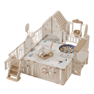 Corral multijuegos casita – beige