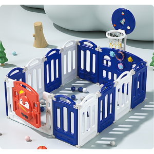 Corral pingüino – 12 piezas (azul)