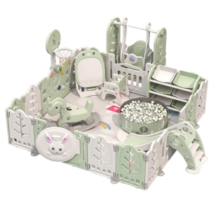 Corral multijuegos conejito 200*200 – verde