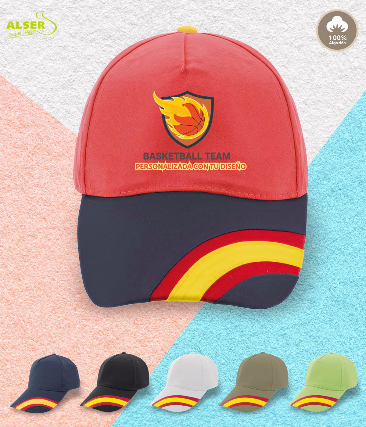 Gorra Bandera de España