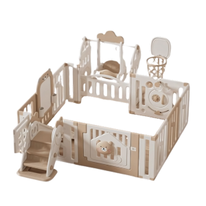 Corral osito multijuegos feliz – beige