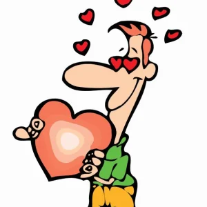 Pintar por números niños - Hombre romántico