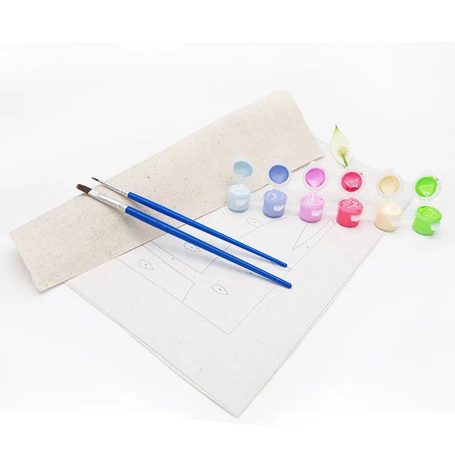 Pintar por números niños - Gato en su taza - Imagen 3