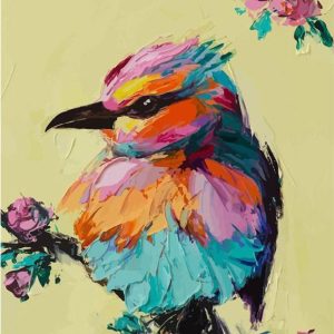 Pájaro pequeño en una rama