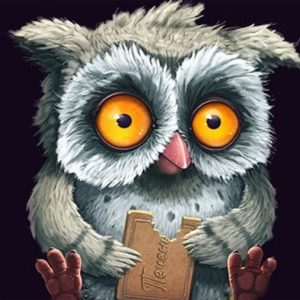 Búho Con Una Galleta