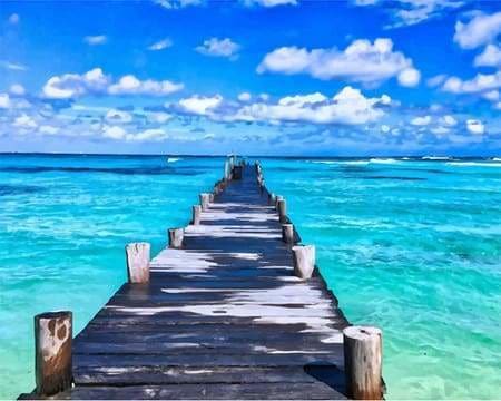 Pontón en la playa del paraíso - Imagen 2