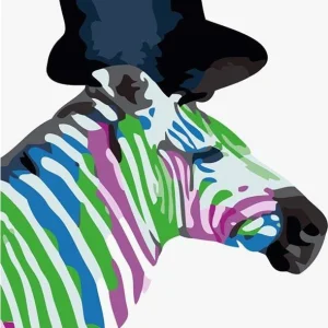 Zebra Coloreada