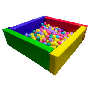 Piscina cuadrada + 500 pelotitas – 150 cm.