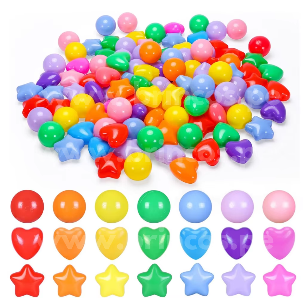 Pelotitas de piscina (diseño estrella) – 500 unidades - Imagen 5
