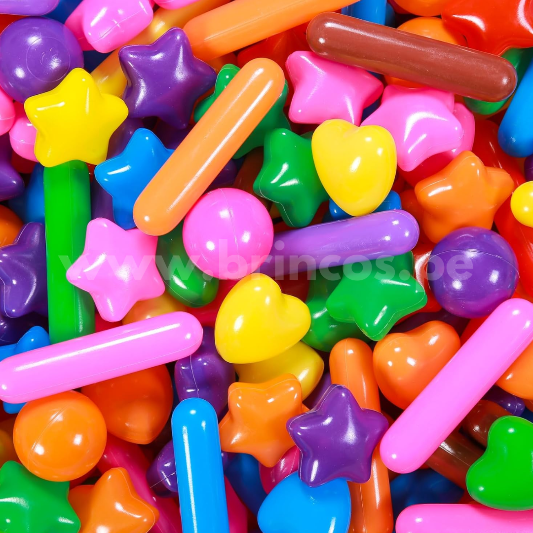 Pelotitas de piscina (diseño estrella) – 500 unidades - Imagen 4