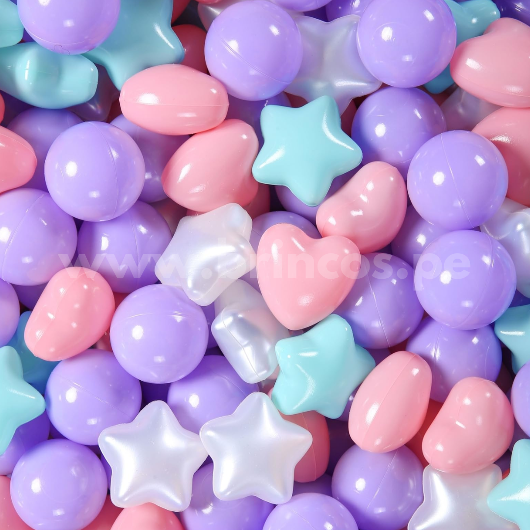 Pelotitas de piscina (diseño estrella) – 500 unidades