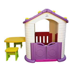 Casa ensueño con mesita picnic – morada